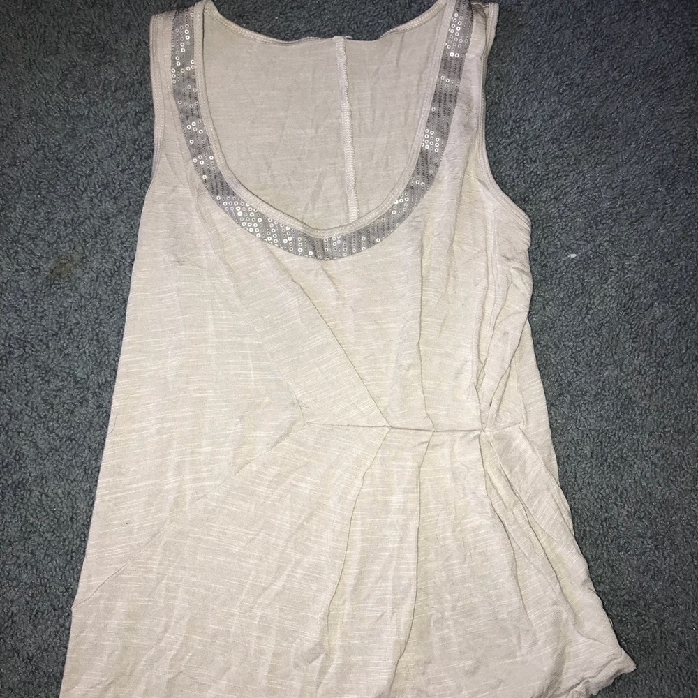 Beige Tank Top